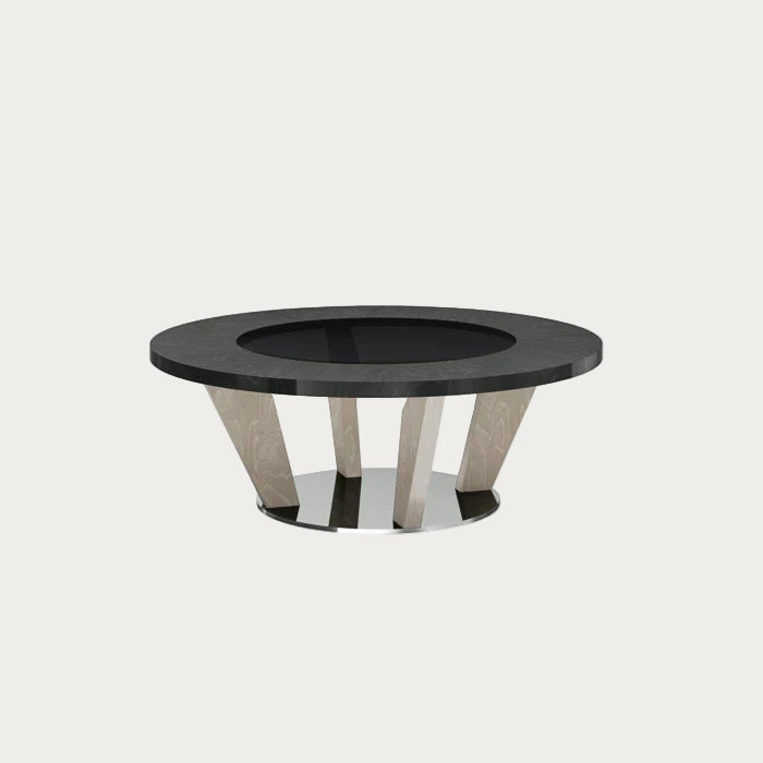 Ariana coffee table in grey high gloss finish