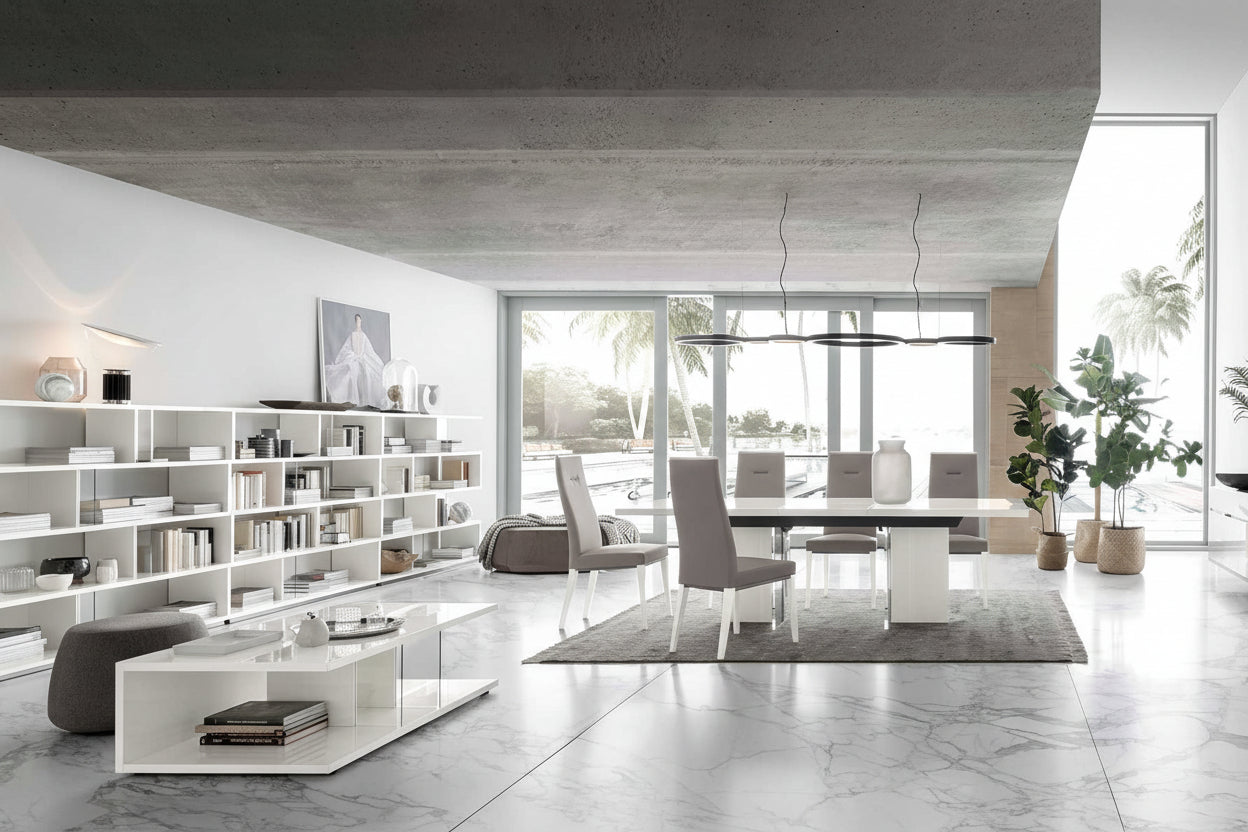 Artemide 77" Extendable Dining Table