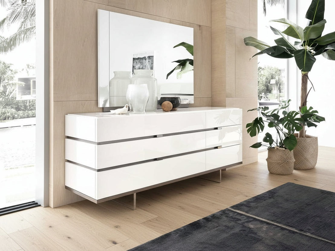 Artemide Dresser and Mirror