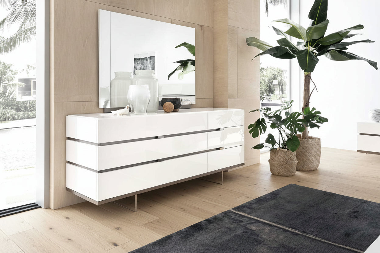 Artemide Dresser and Mirror