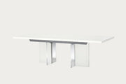 Artemide white rectangular table on a white background