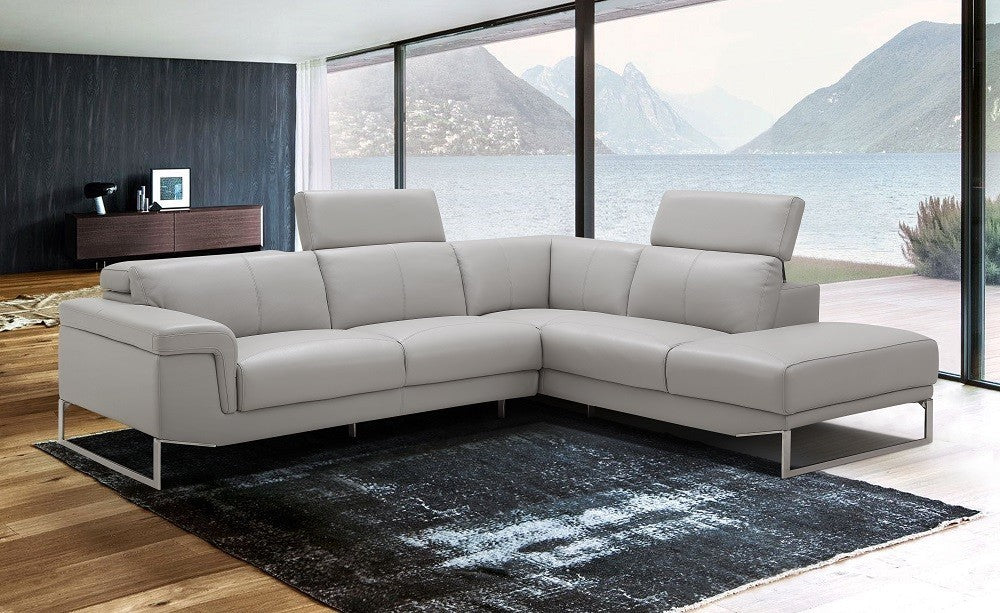 J&M Furniture Athena Leather Sectional