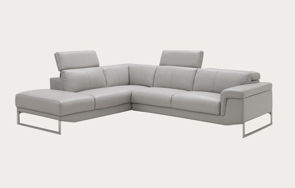 Athena leather sectional by J&M furniture