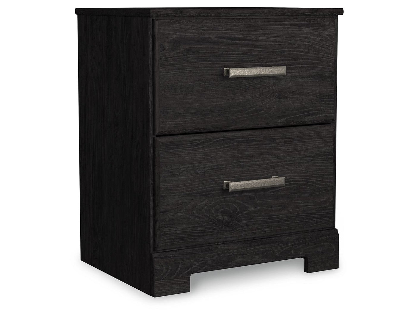Belachime - Two Drawer Night Stand - Charcoal