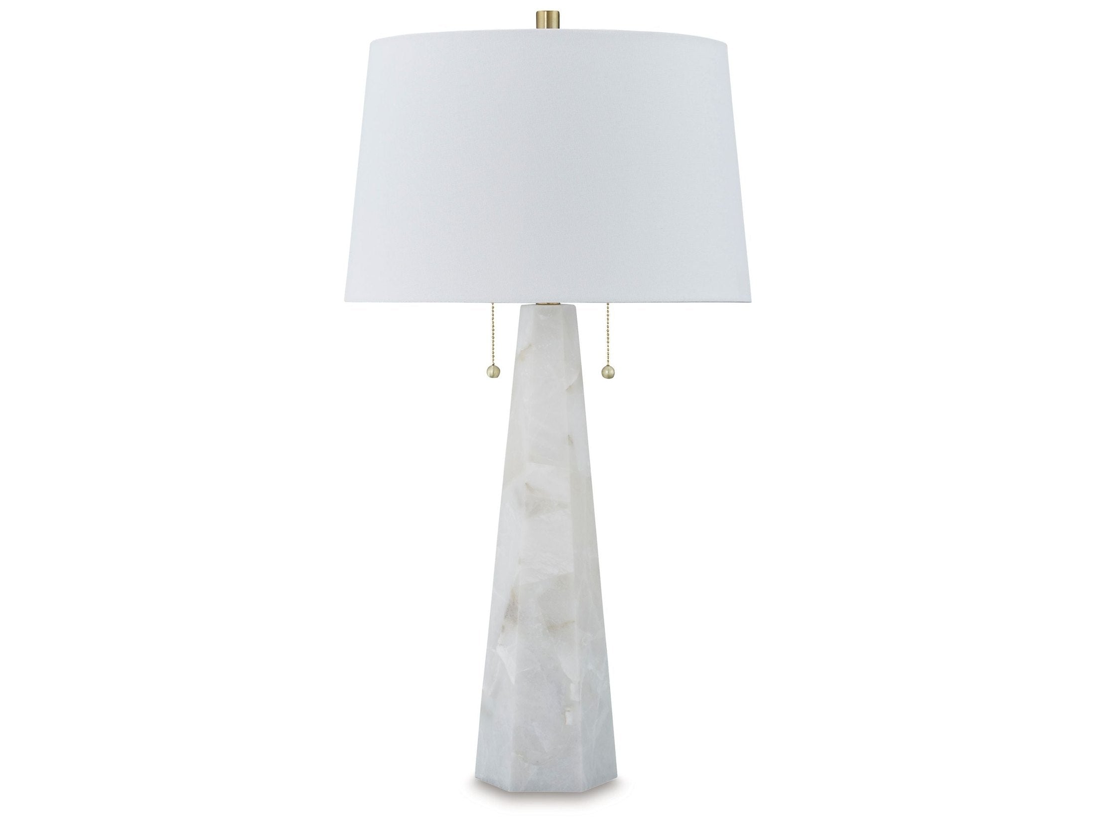 Laurellen - Alabaster Table Lamp - White
