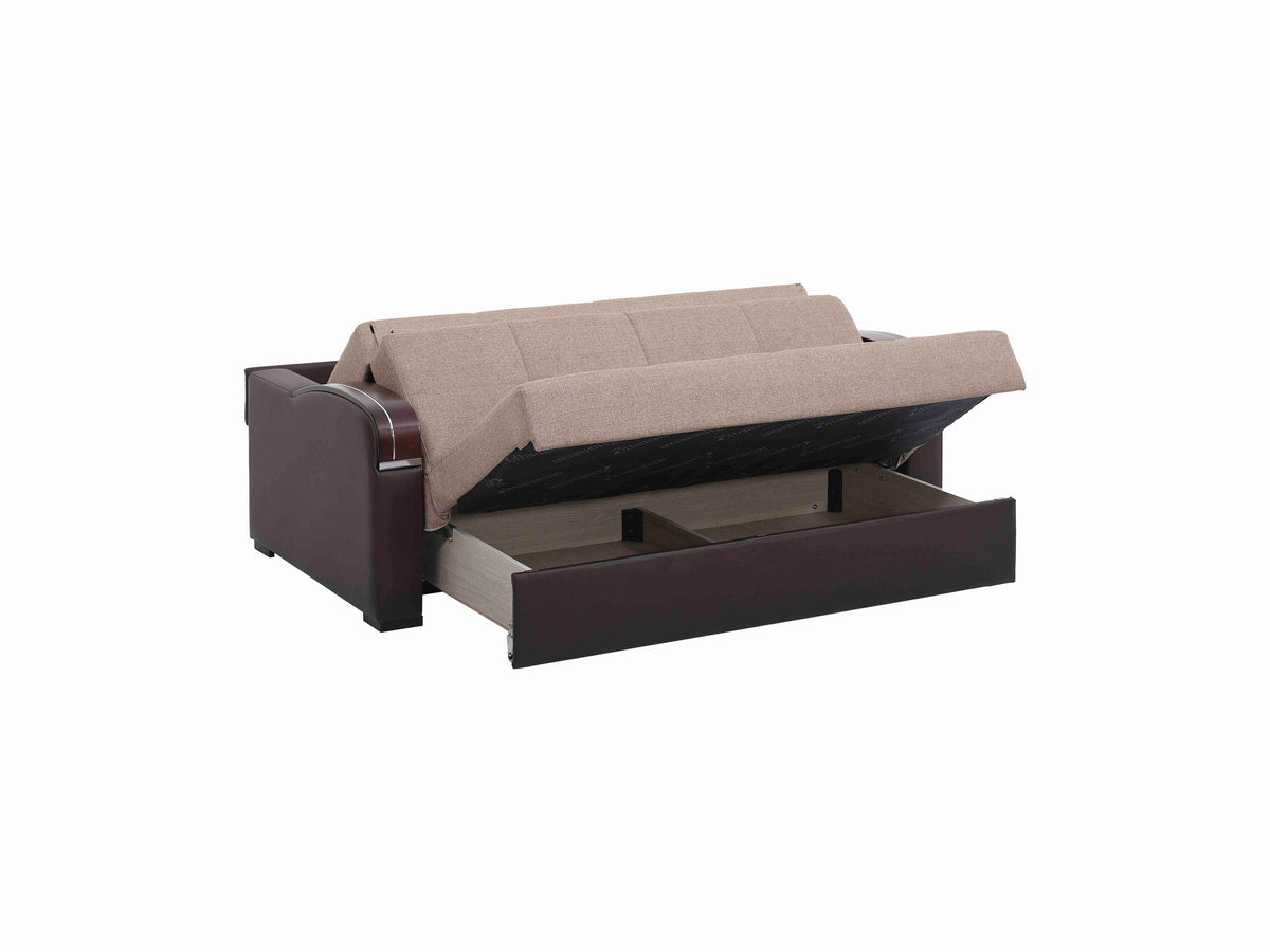 Ottomanson Sleep Plus - Upholstered Convertible Sofabed With Storage