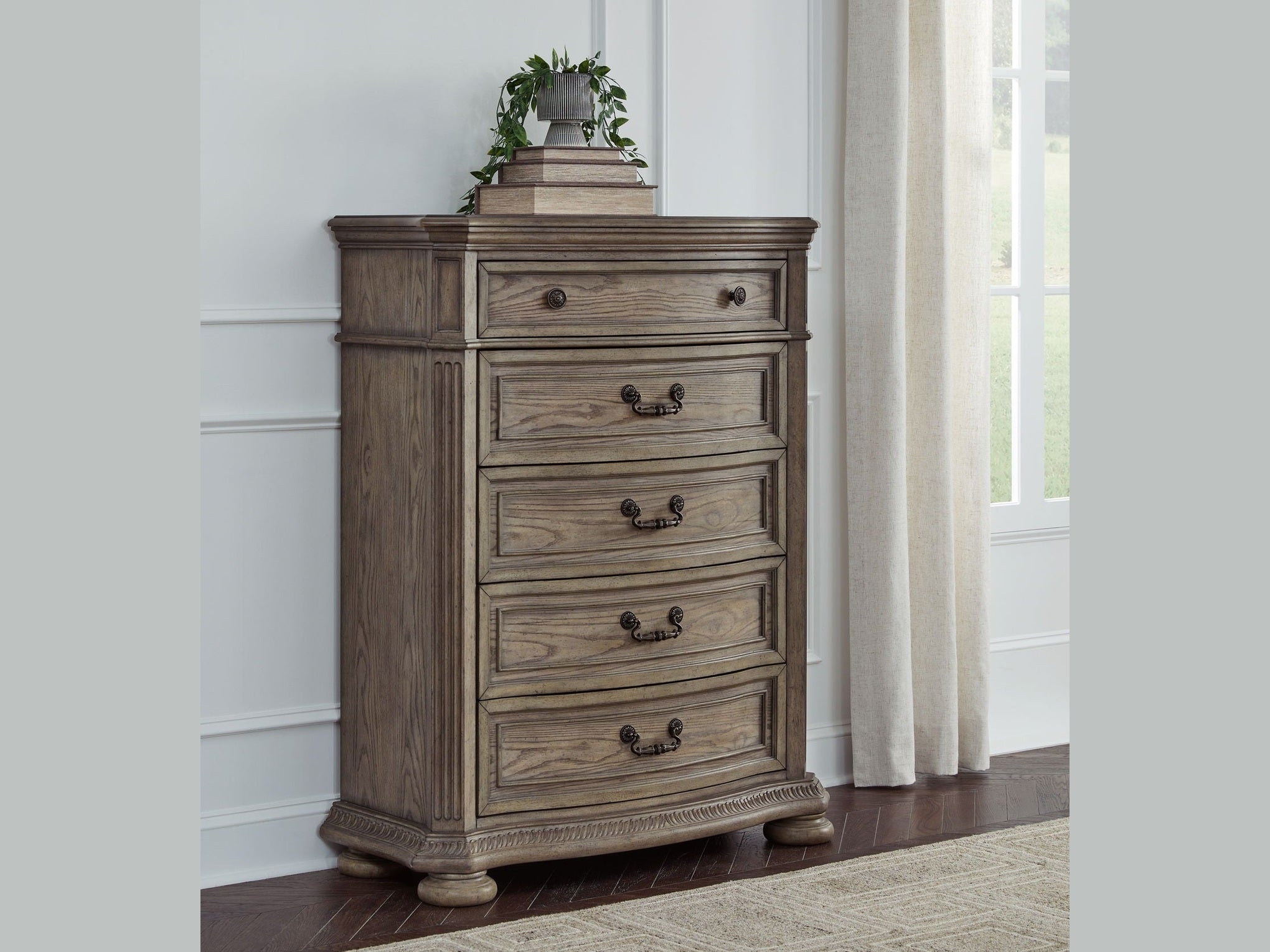 Ardenfield - Five Drawer Chest - Light Brown