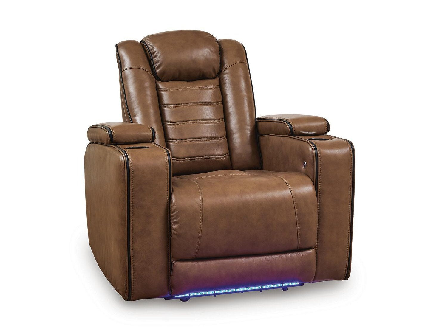 Gruaro - Power Recliner With Adjustable Headrest - Amber