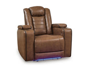 Gruaro - Power Recliner With Adjustable Headrest - Amber