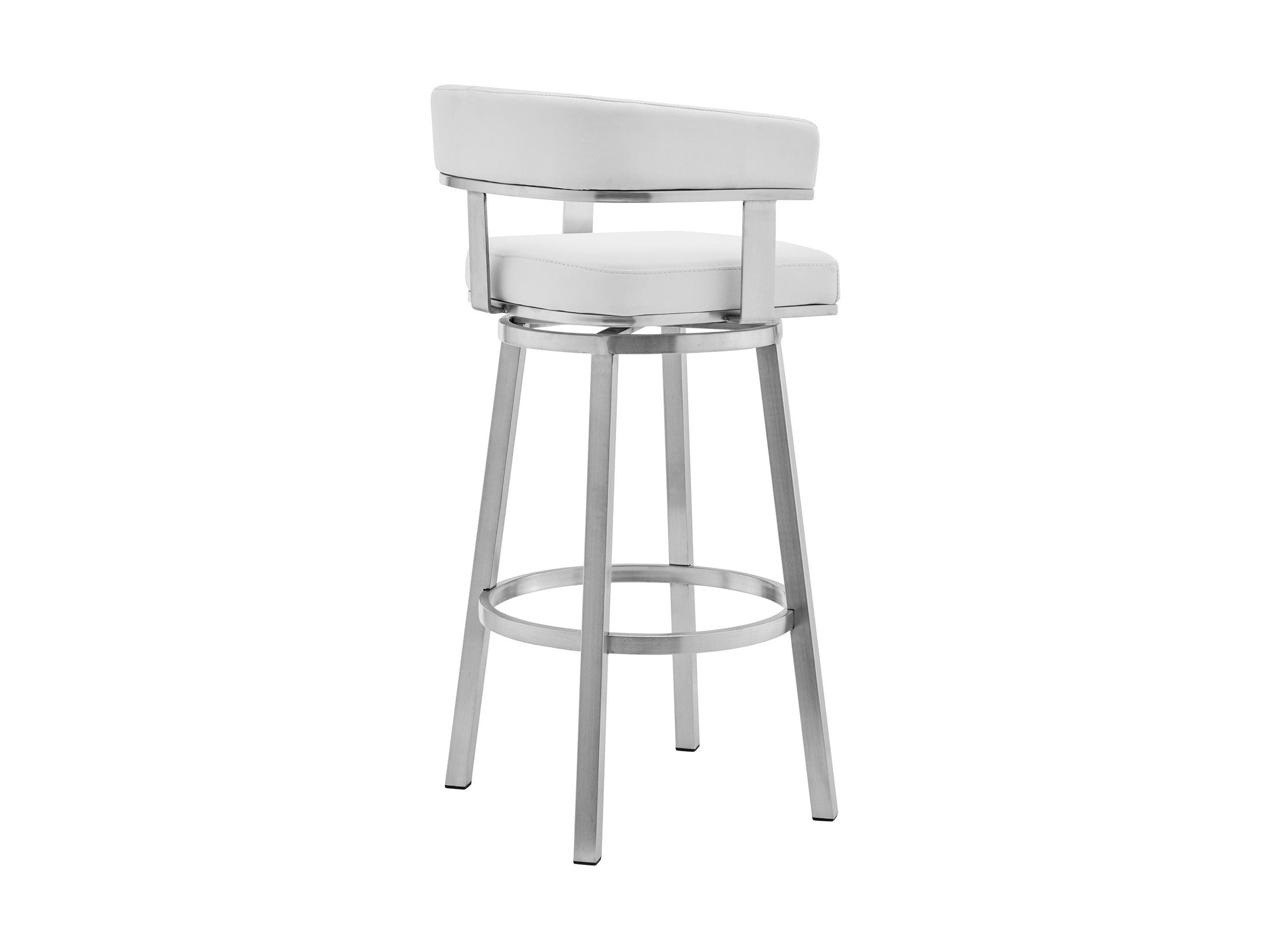 Cohen - Brushed Stainless Steel Swivel Bar Stool