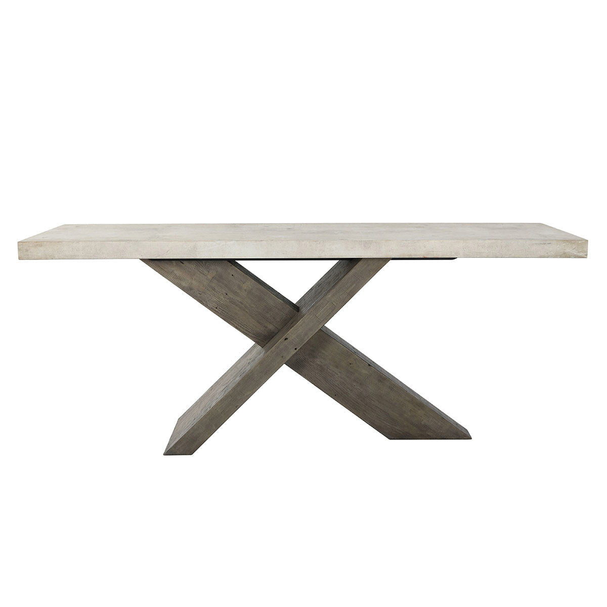 Durant - Console Table - Distressed Gray / Weathered Chalk