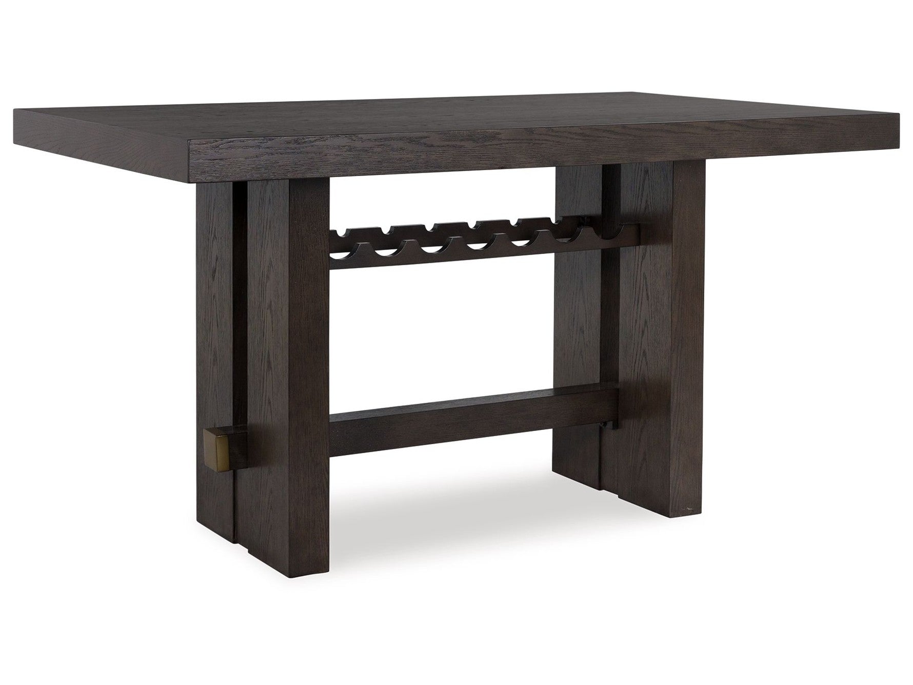 Burkhaus - Rectangular Dining Room Counter Table - Dark Brown