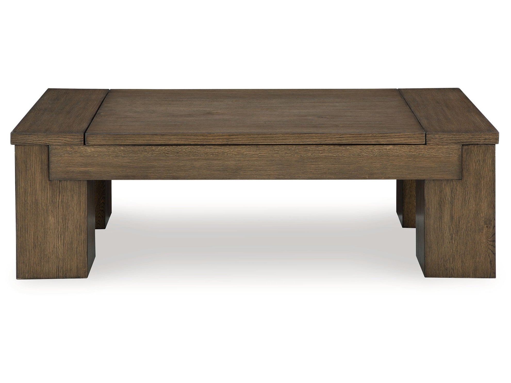 Rosswain - Lift Top Cocktail Table - Warm Brown