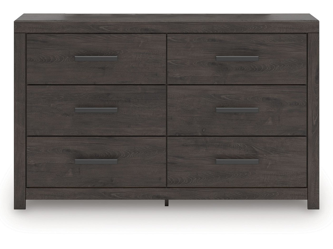 Prendonea - Six Drawer Dresser - Charcoal