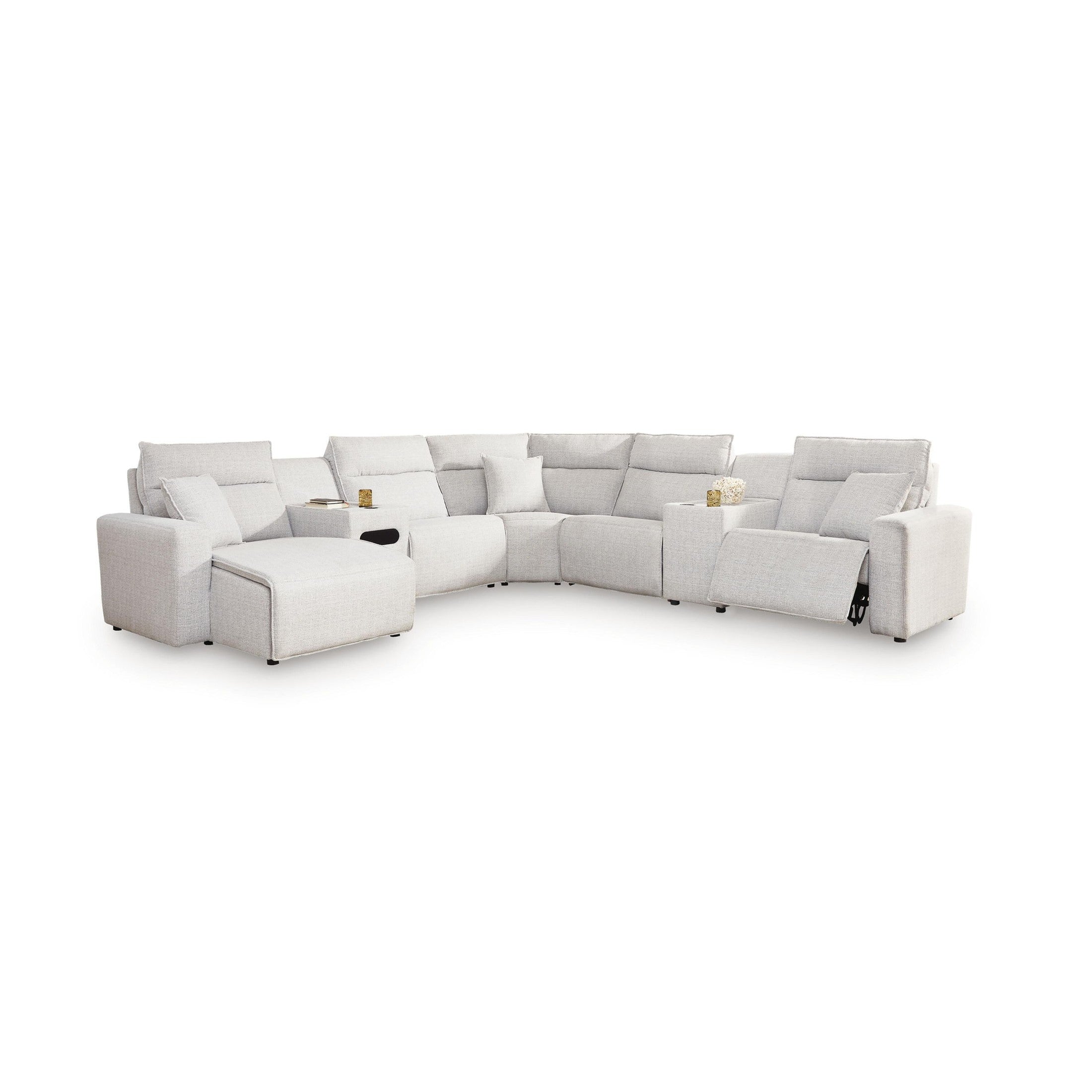 Modmax II - Reclining Sectional - Stone