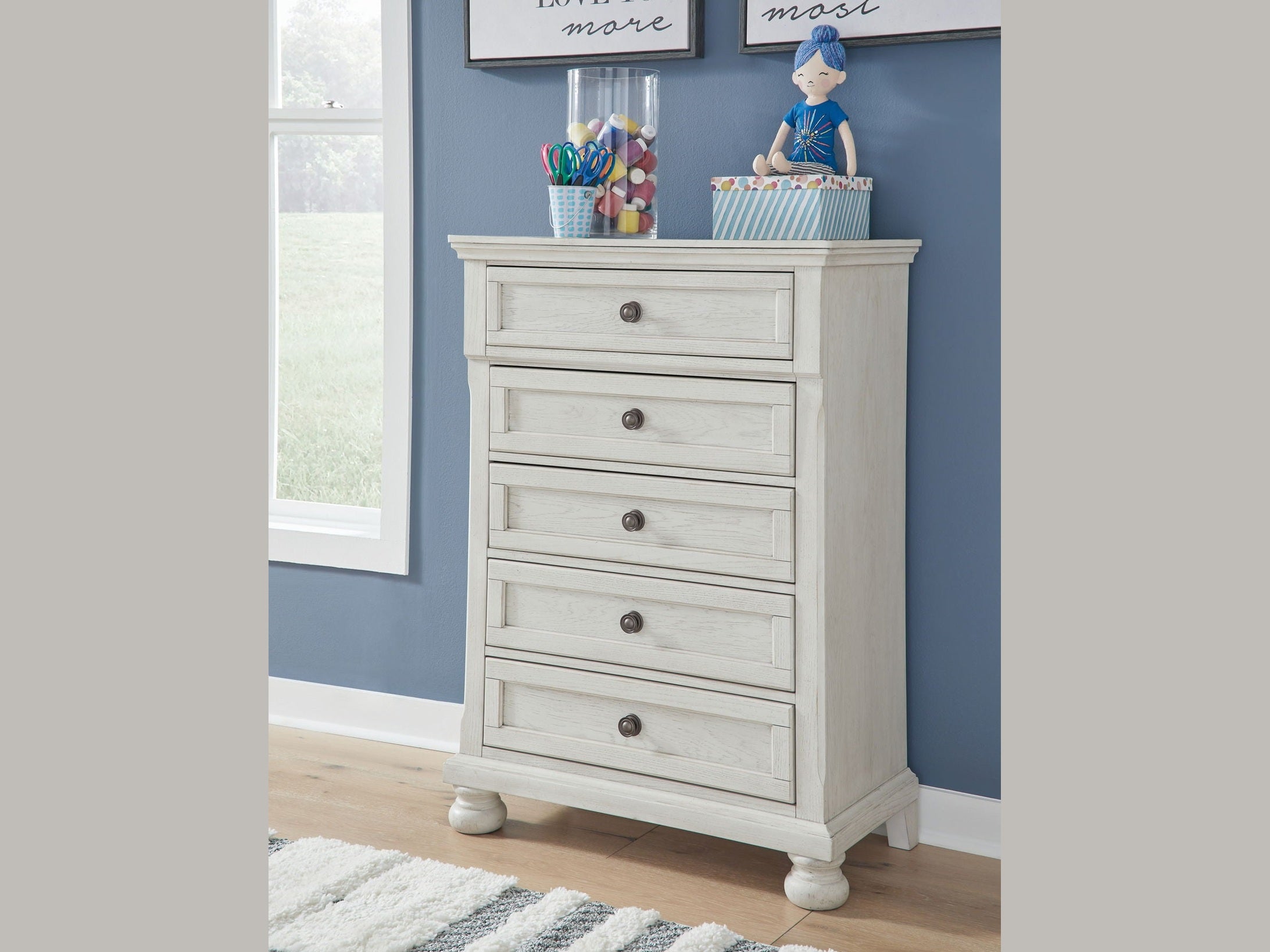 Robbinsdale - Youth Sleigh Storage Bedroom Set
