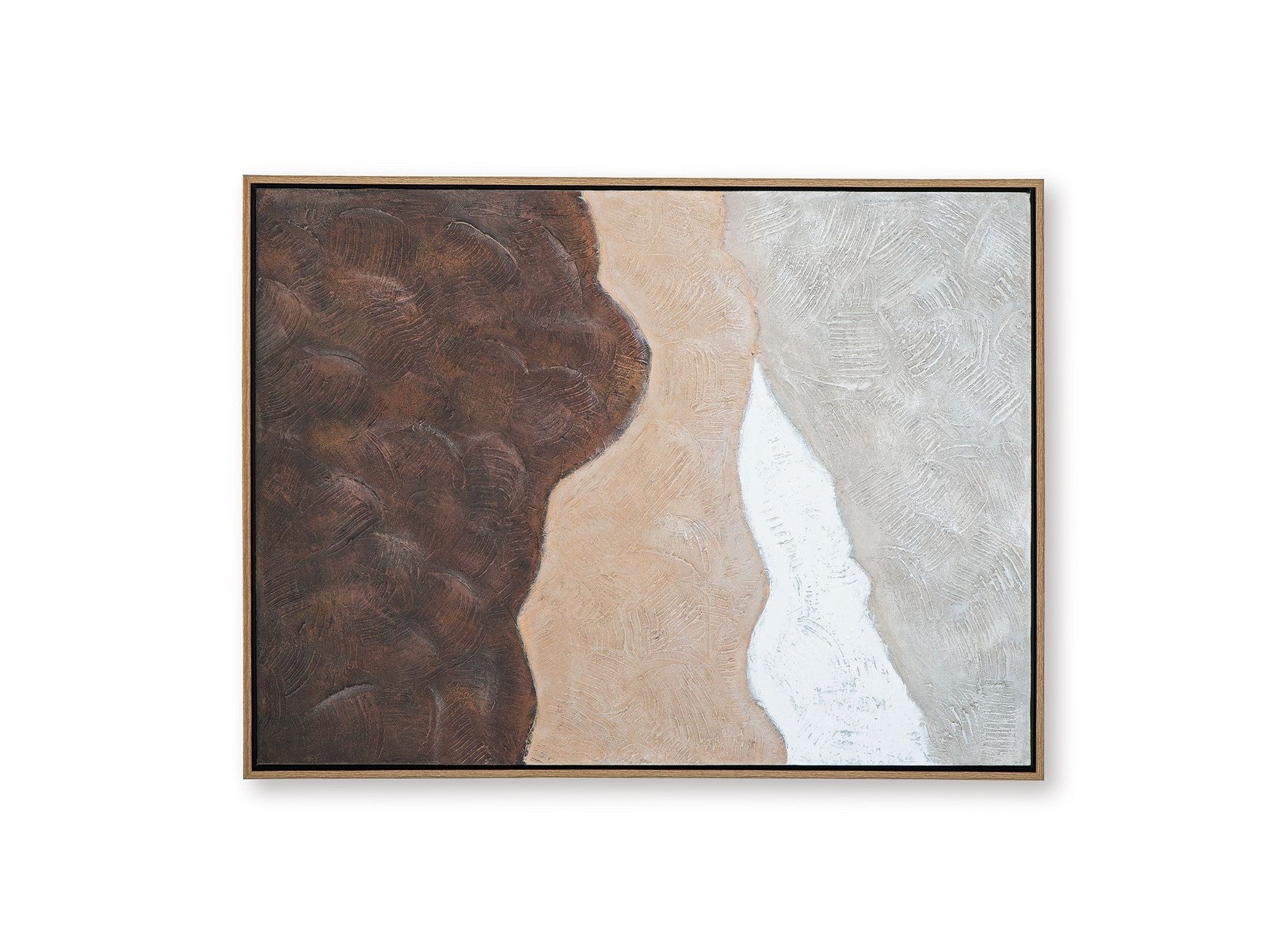 Fanthorne - Wall Art - Tan / Brown / White