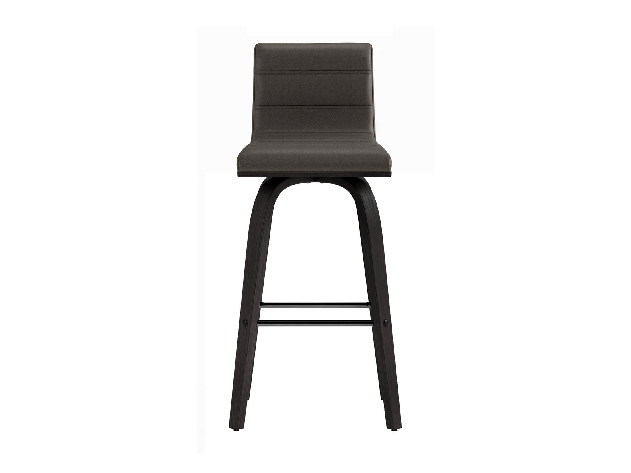 Vienna - 26" Swivel Counter Stool - Black Wood