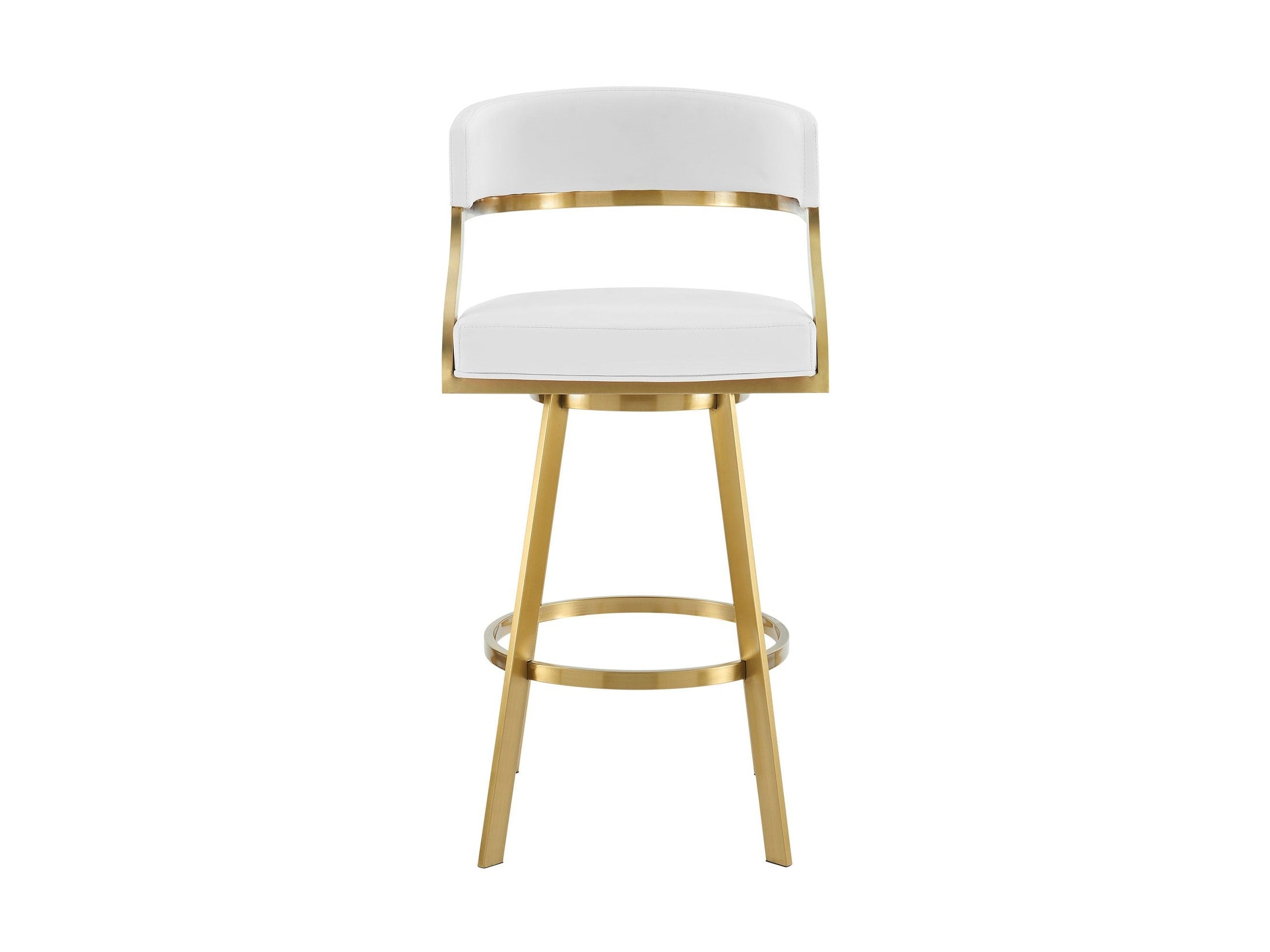 Saturn - Swivel Stool - Gold Legs
