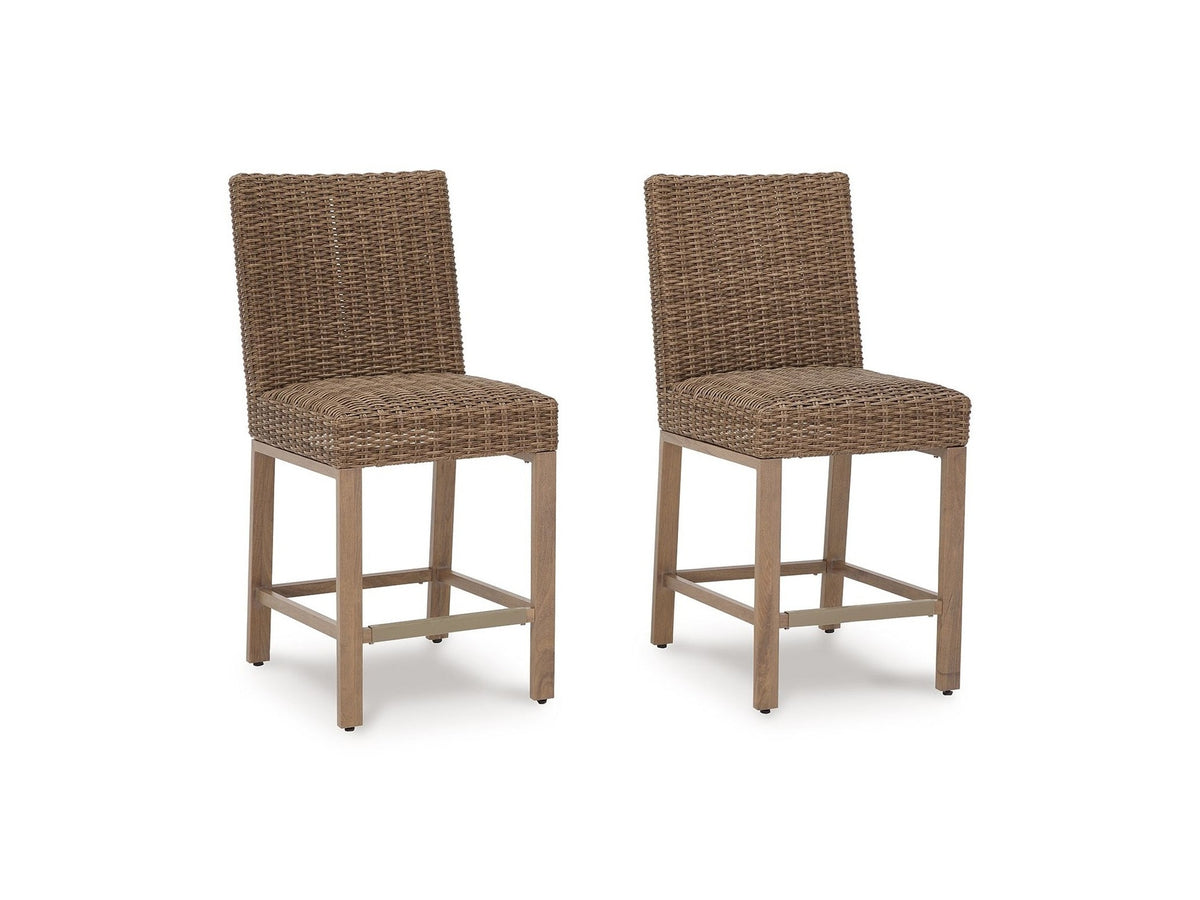 Walton Bridge - Barstool (Set of 2) - Driftwood