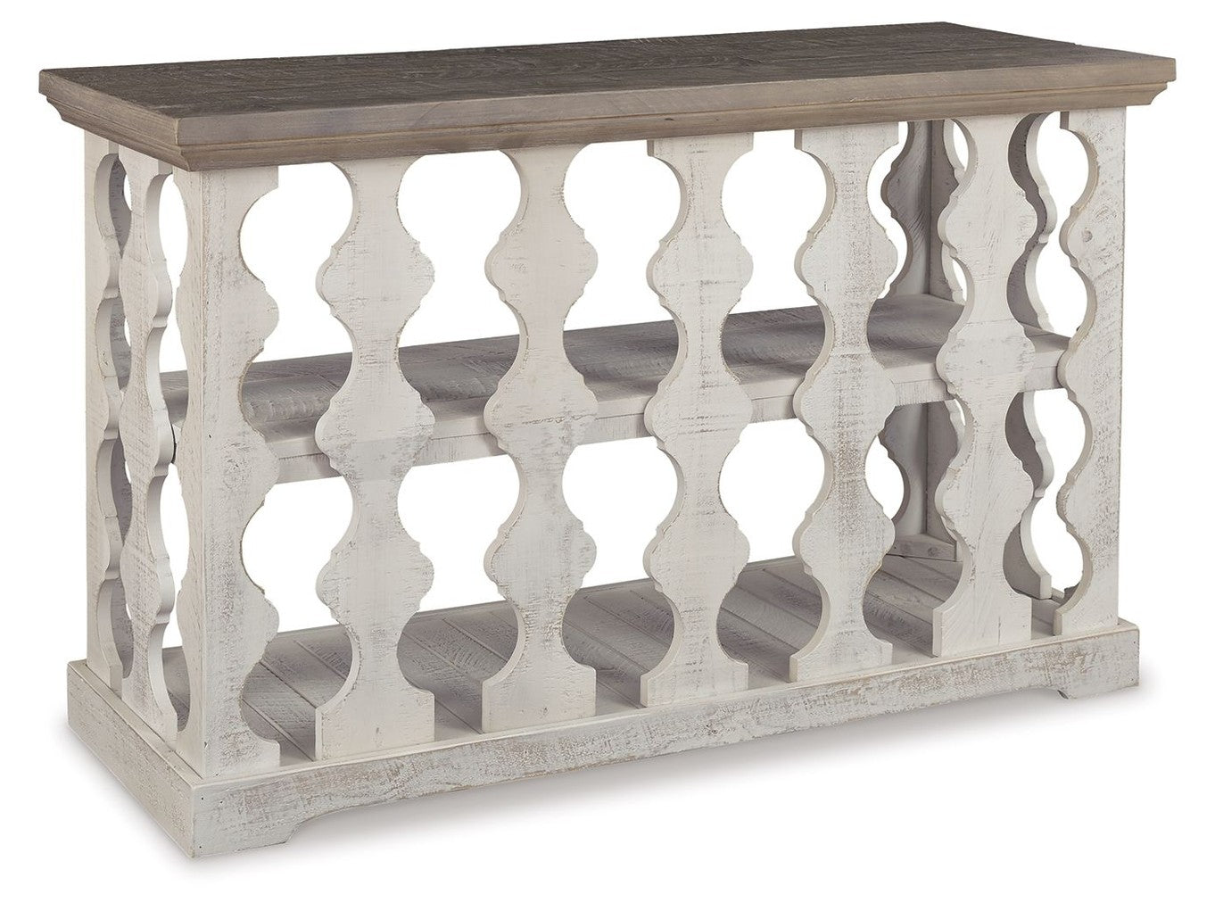 Havalance - Console Sofa Table - Gray / White