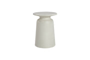Lithia - Indoor Outdoor Lamp Table - White Concrete Finish