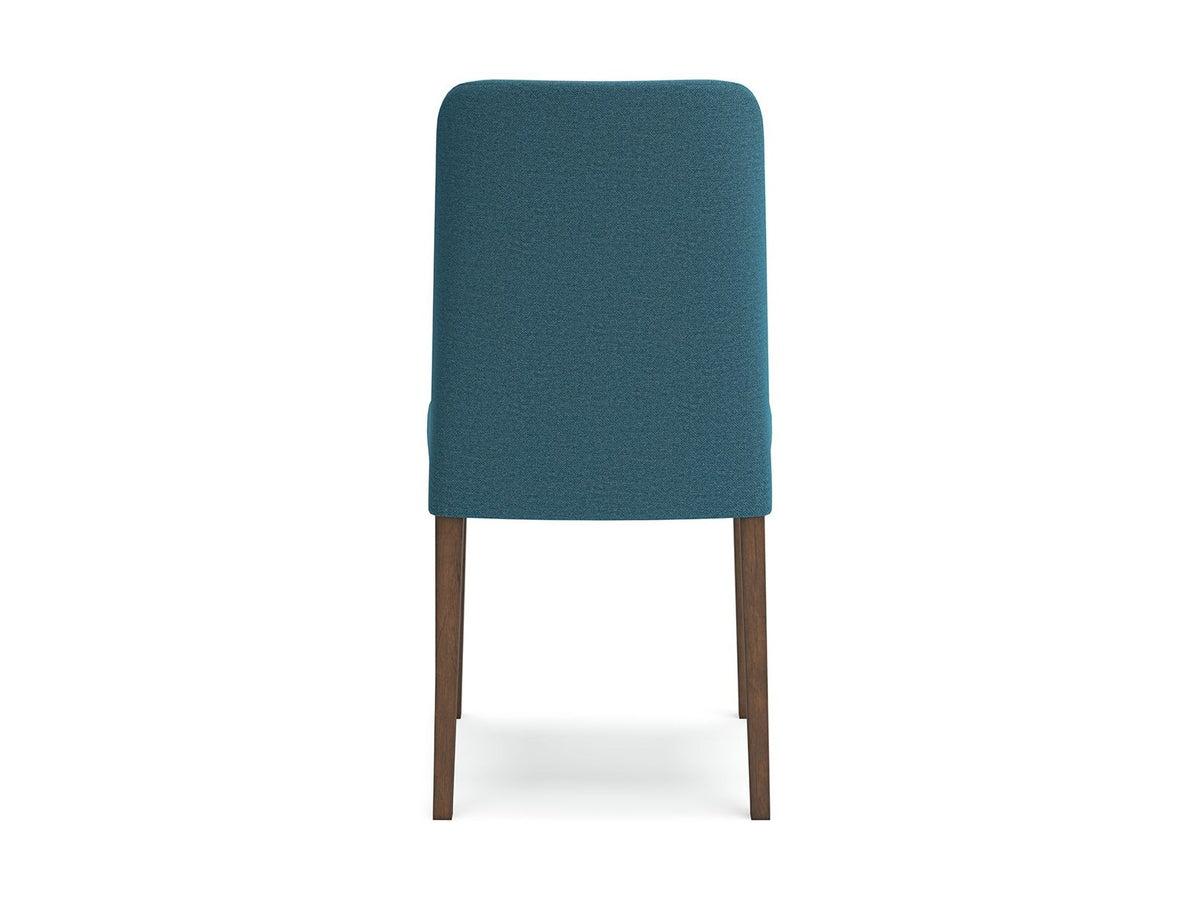 Lyncott - Dining Uph Side Chair (Set of 2) - Blue / Brown