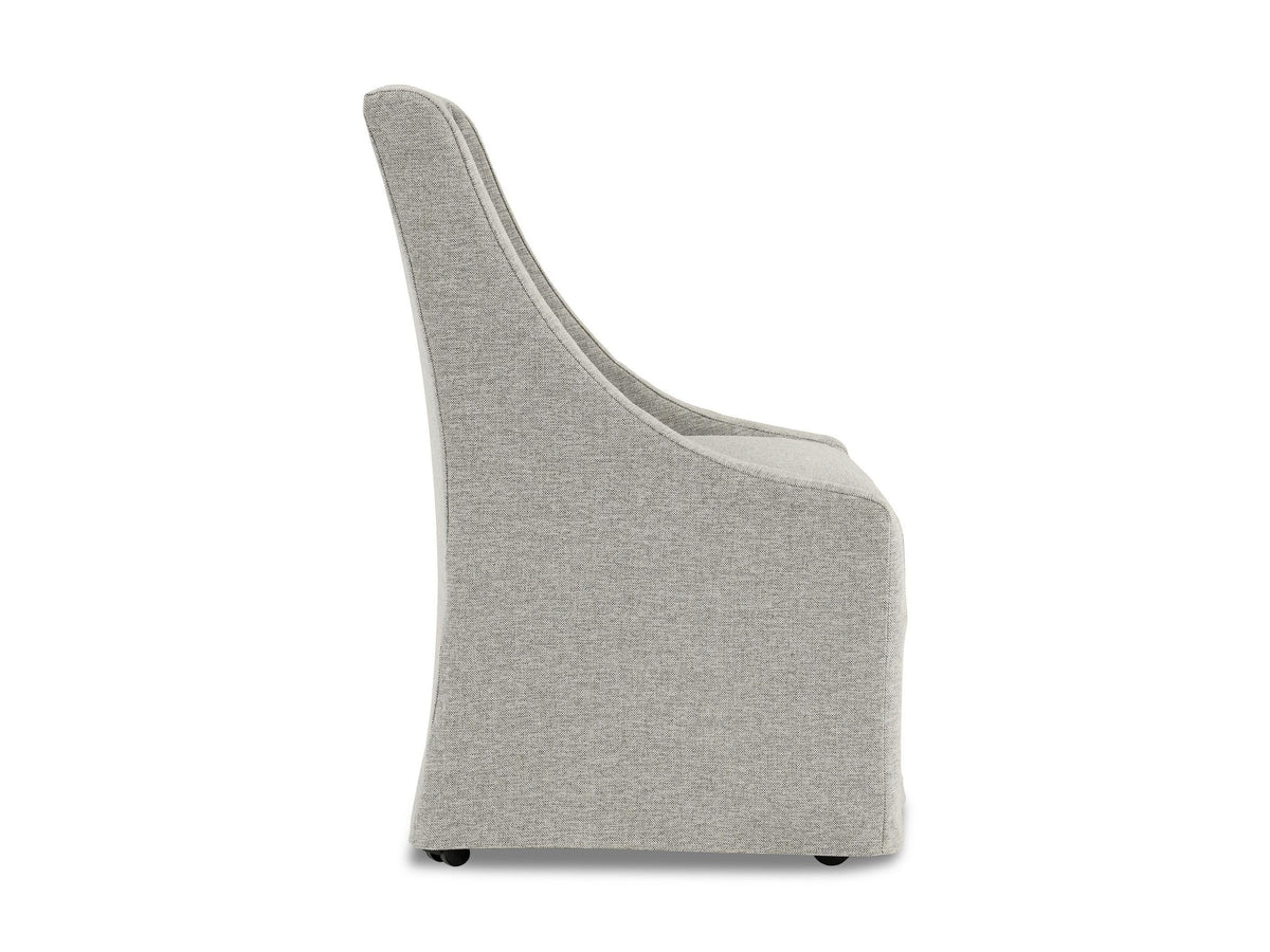 Warwick - Upholstered Rolling Dining Chair