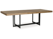 Tomtyn - Rectangular Dining Room Extension Table - Light Brown