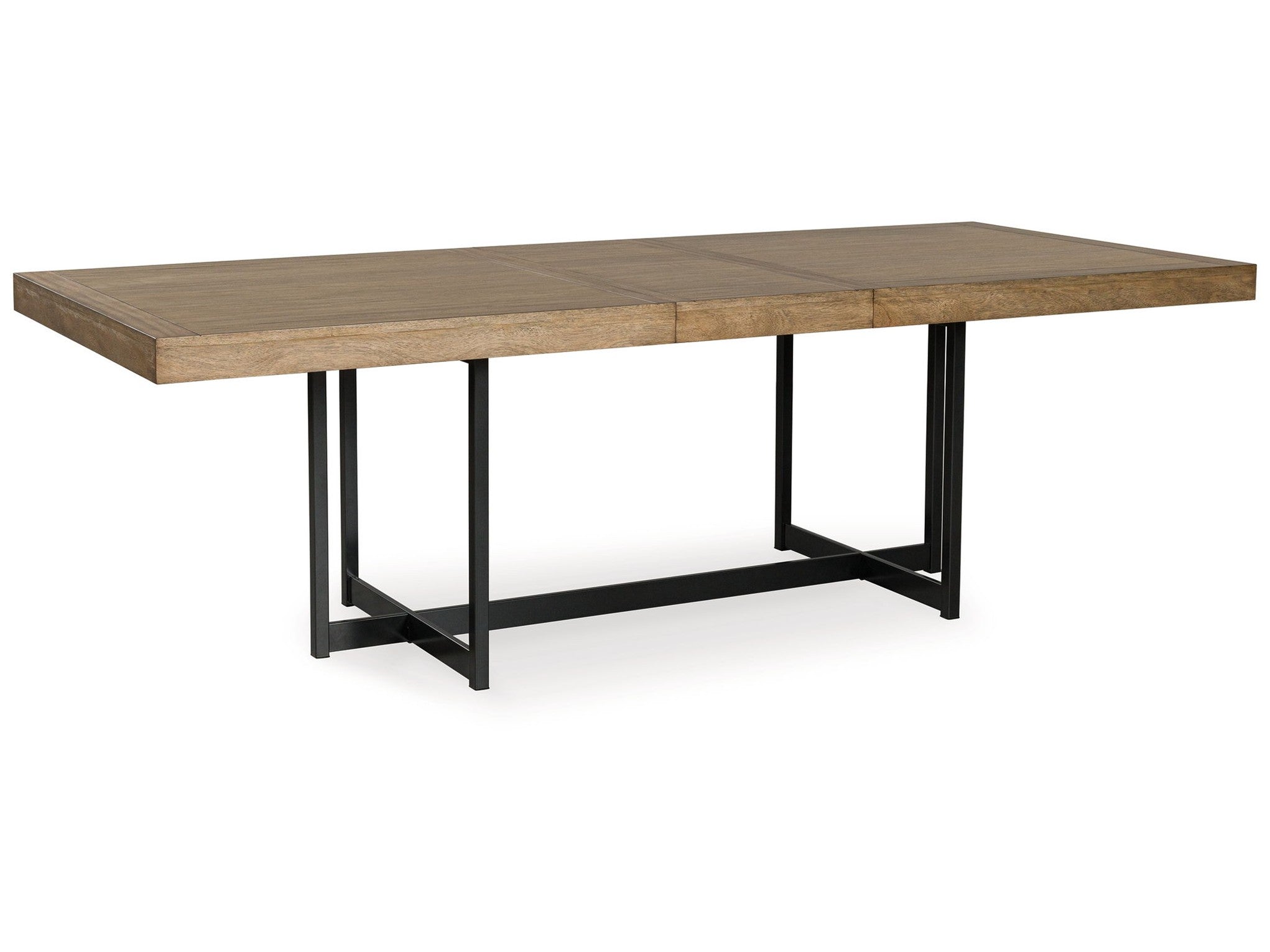 Tomtyn - Rectangular Dining Room Extension Table - Light Brown