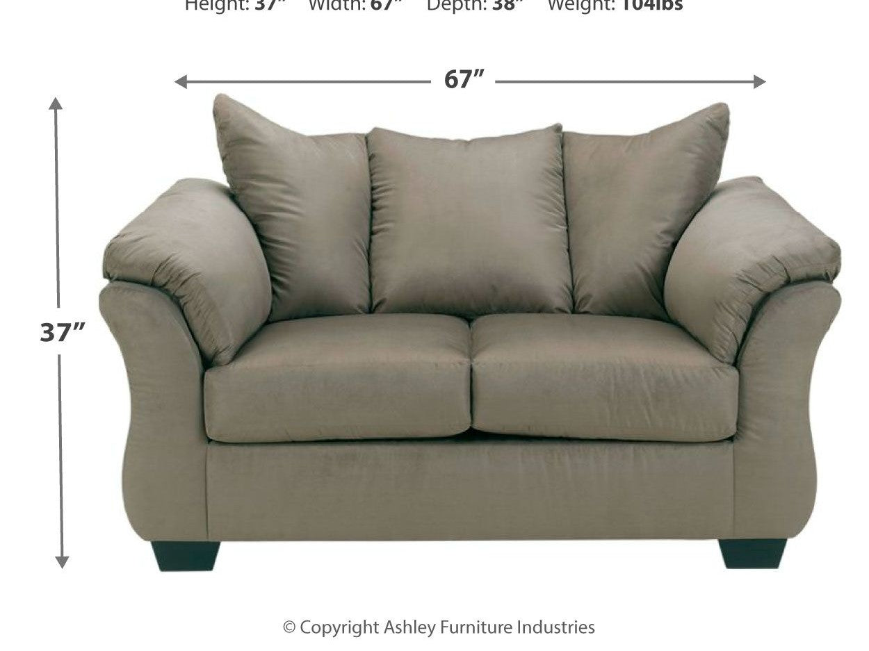 Darcy - Stationary Loveseat