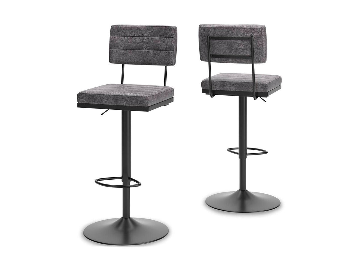 Strumford - Tall Swivel Barstool (Set of 2)