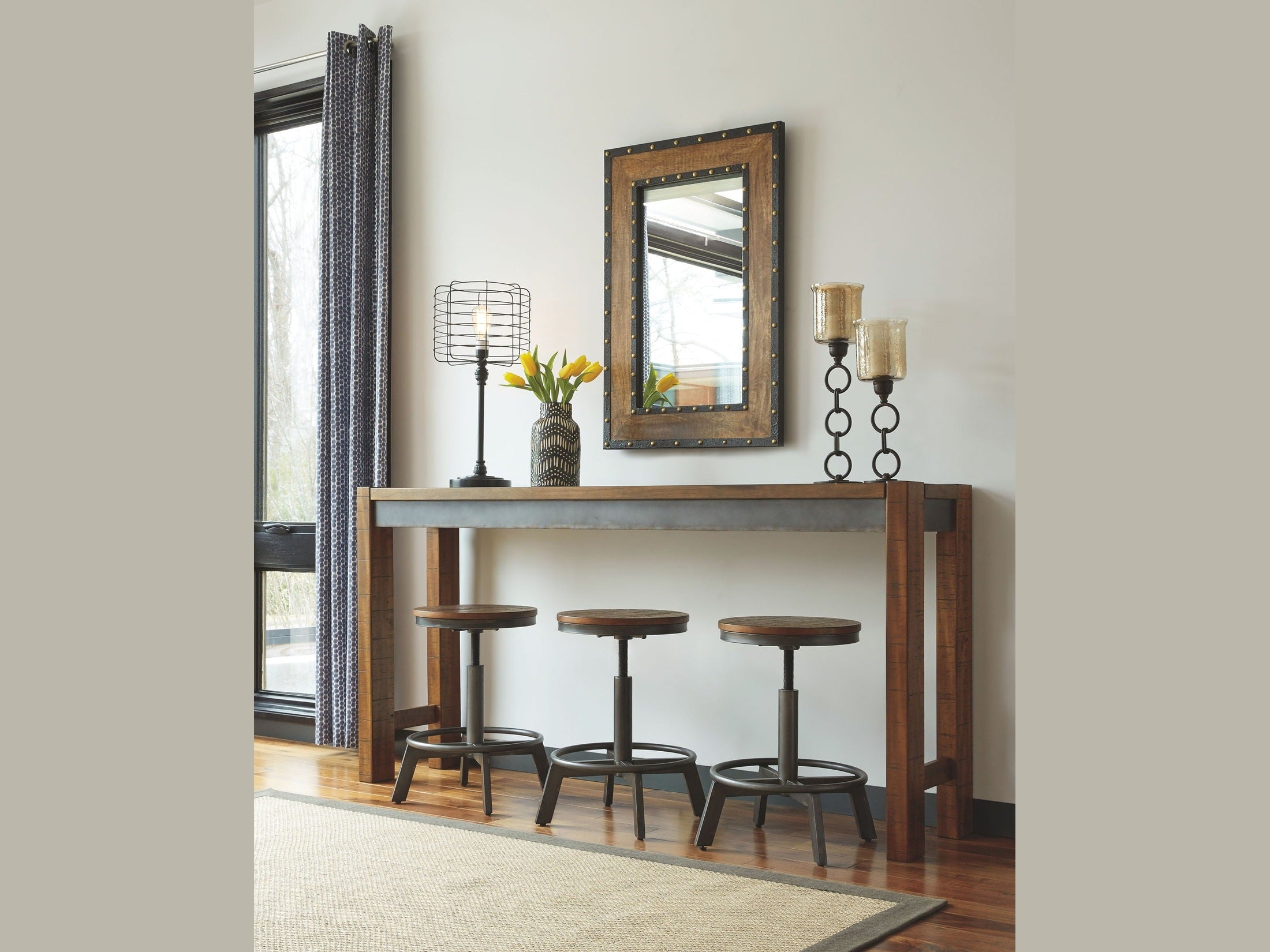 Torjin - Long Counter Table - Dark Brown