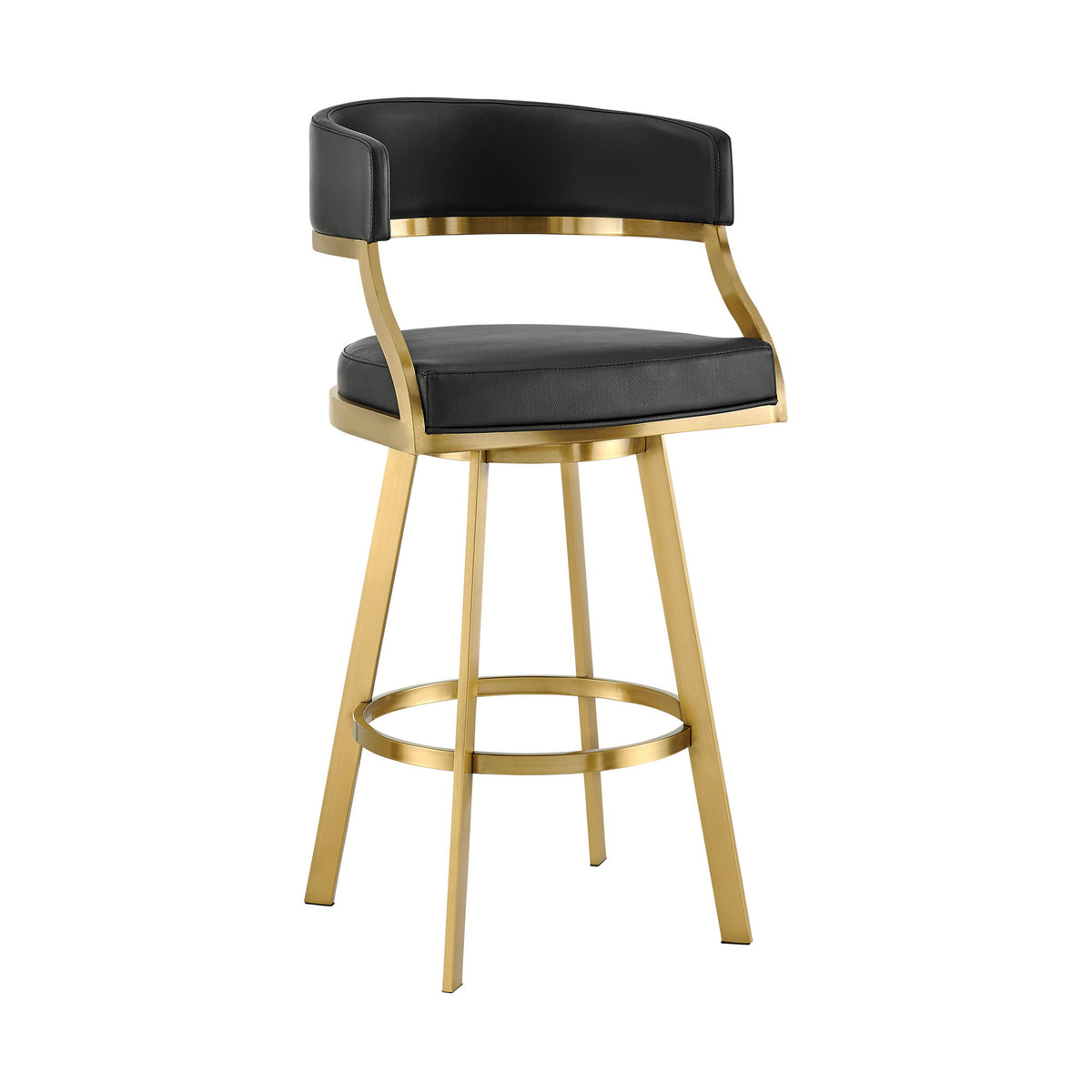 Saturn - Bar Height Bar Stool - Gold