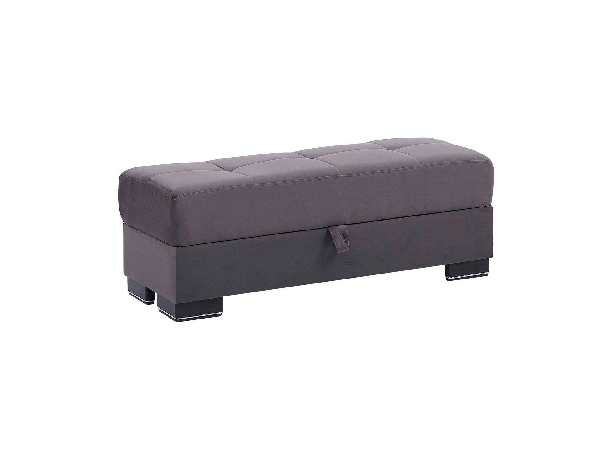 Ottomanson Armada Air - Upholstered Ottoman With Storage - Microfiber