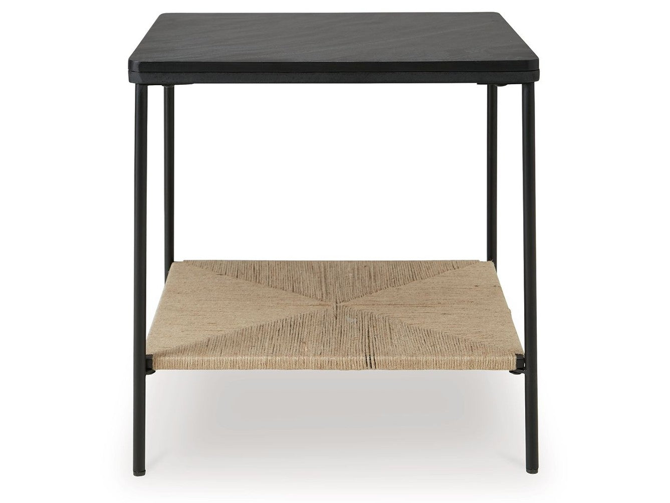 Minrich - Accent Table - Black / Natural