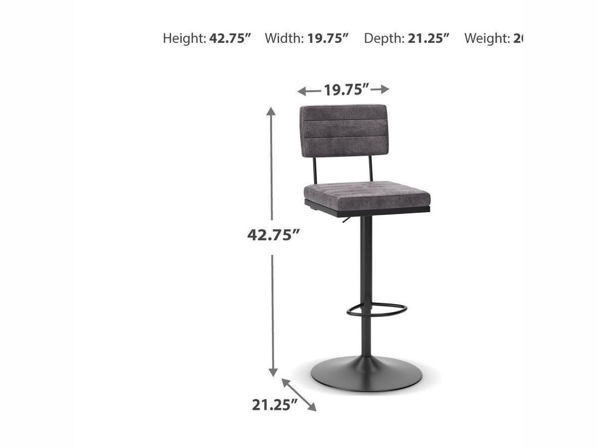 Strumford - Tall Swivel Barstool (Set of 2)