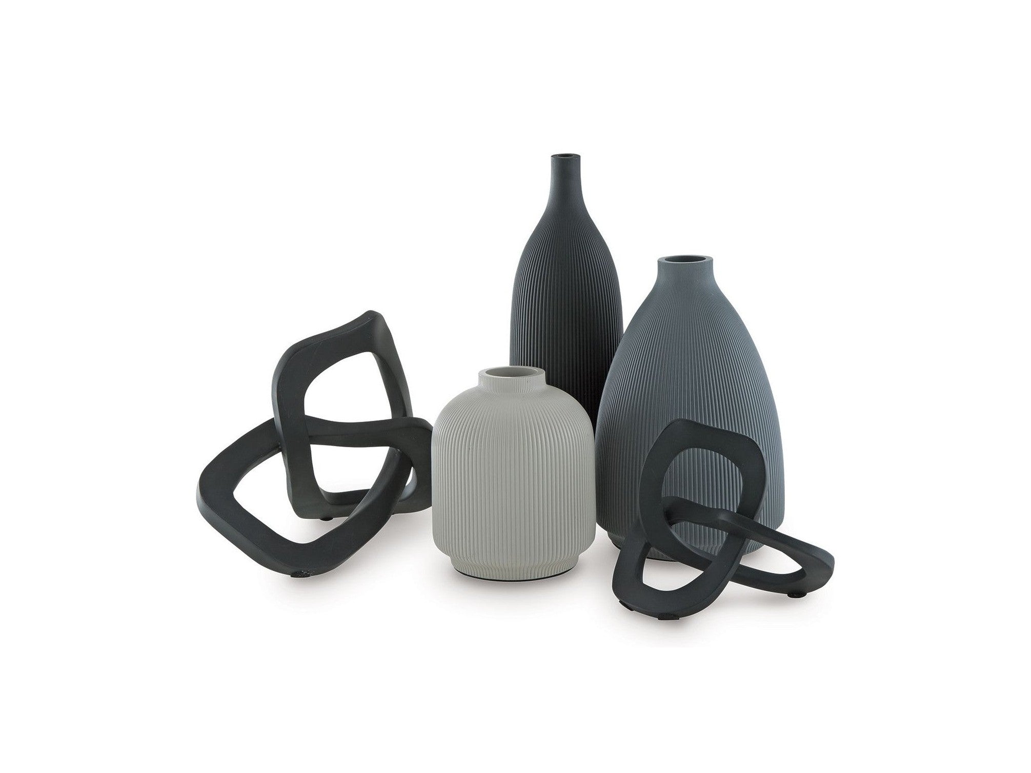 Leithick - Accessory Set (Set of 5) - Black / Tan / Gray