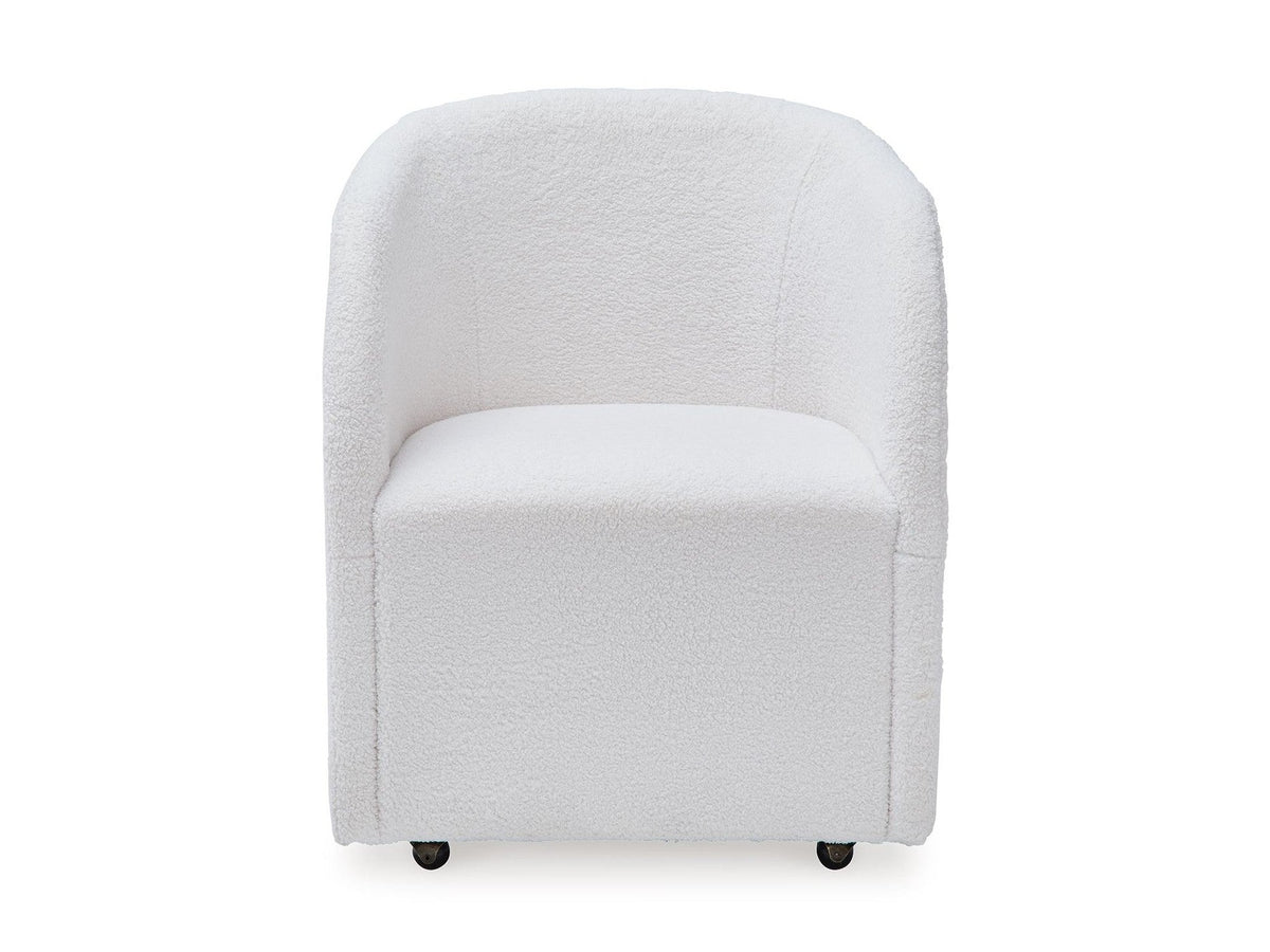 Rowanbeck - Dining Upholstered Arm Chair (Set of 2) - Ivory