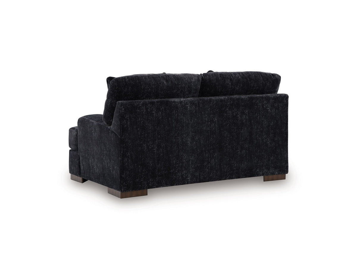 Whitmore Manor - Loveseat - Black Pearl