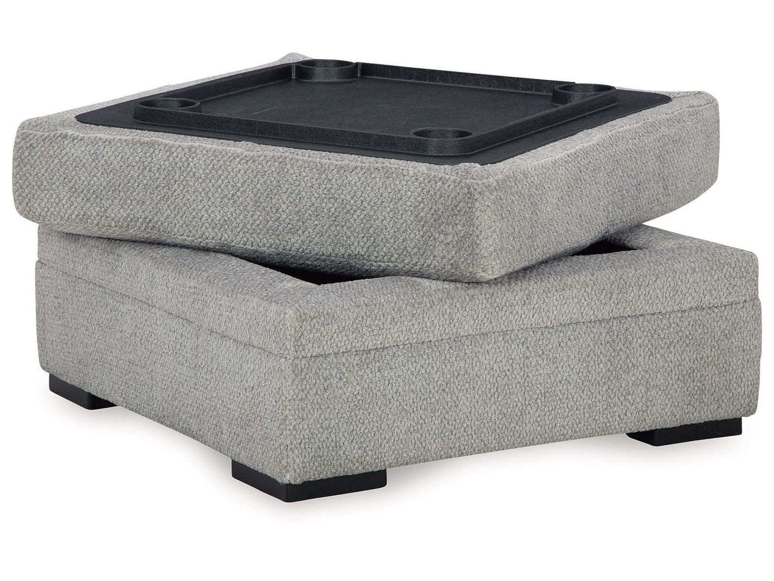 Casselbury - Ottoman With Storage - Cement