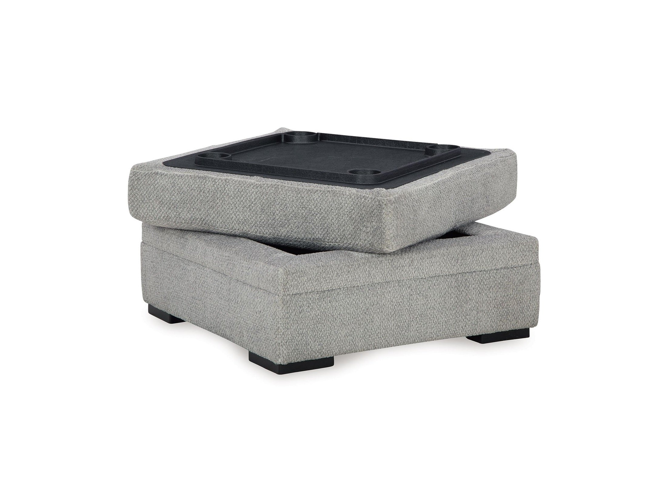 Casselbury - Ottoman With Storage - Cement