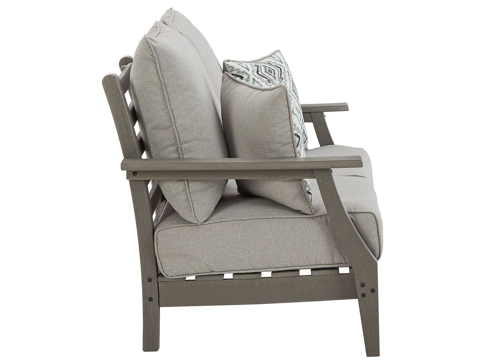 Visola - Loveseat w/Cushion - Gray