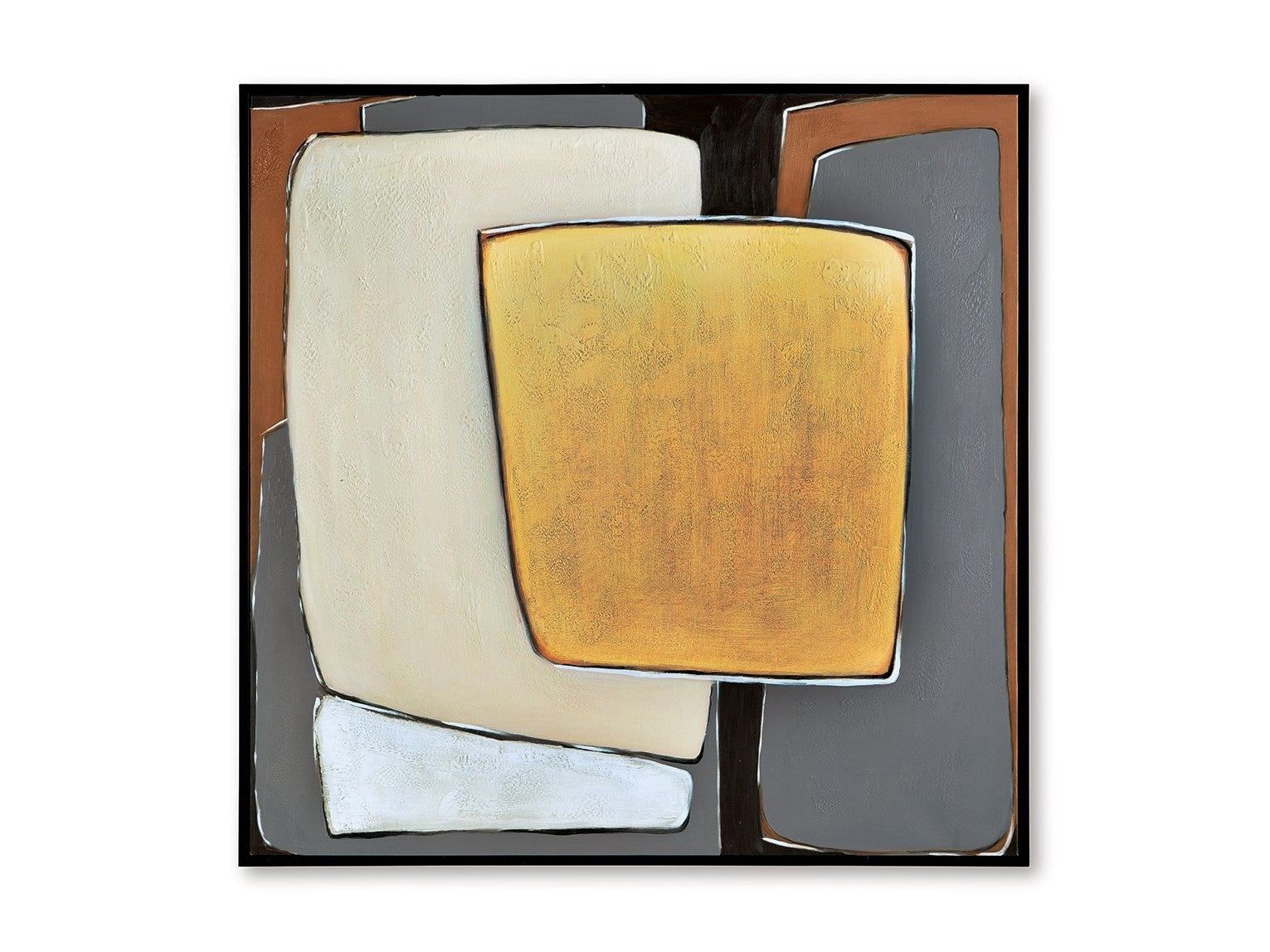 Actman - Wall Art - Cream / Brown / Gray