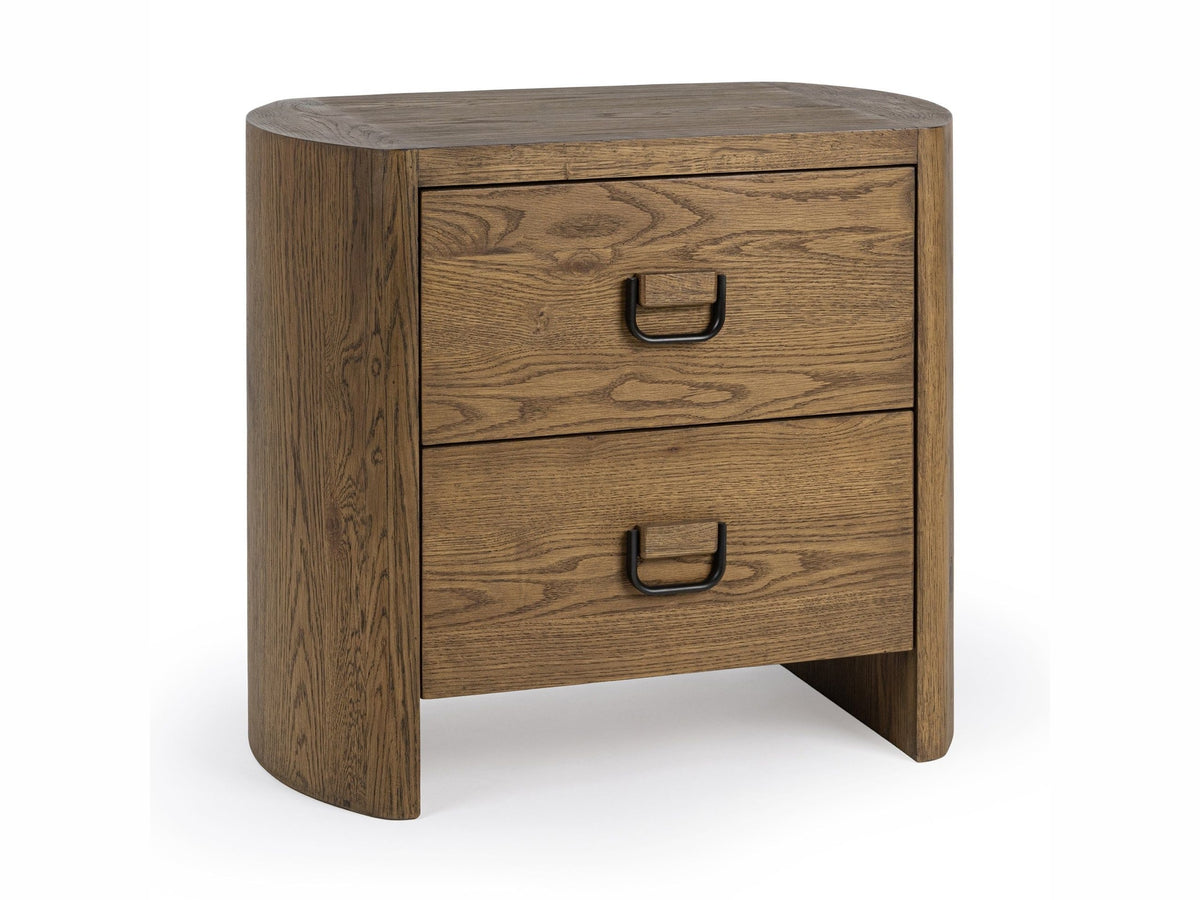 Kyrie - 2 Drawer Nightstand - Tawny Brown