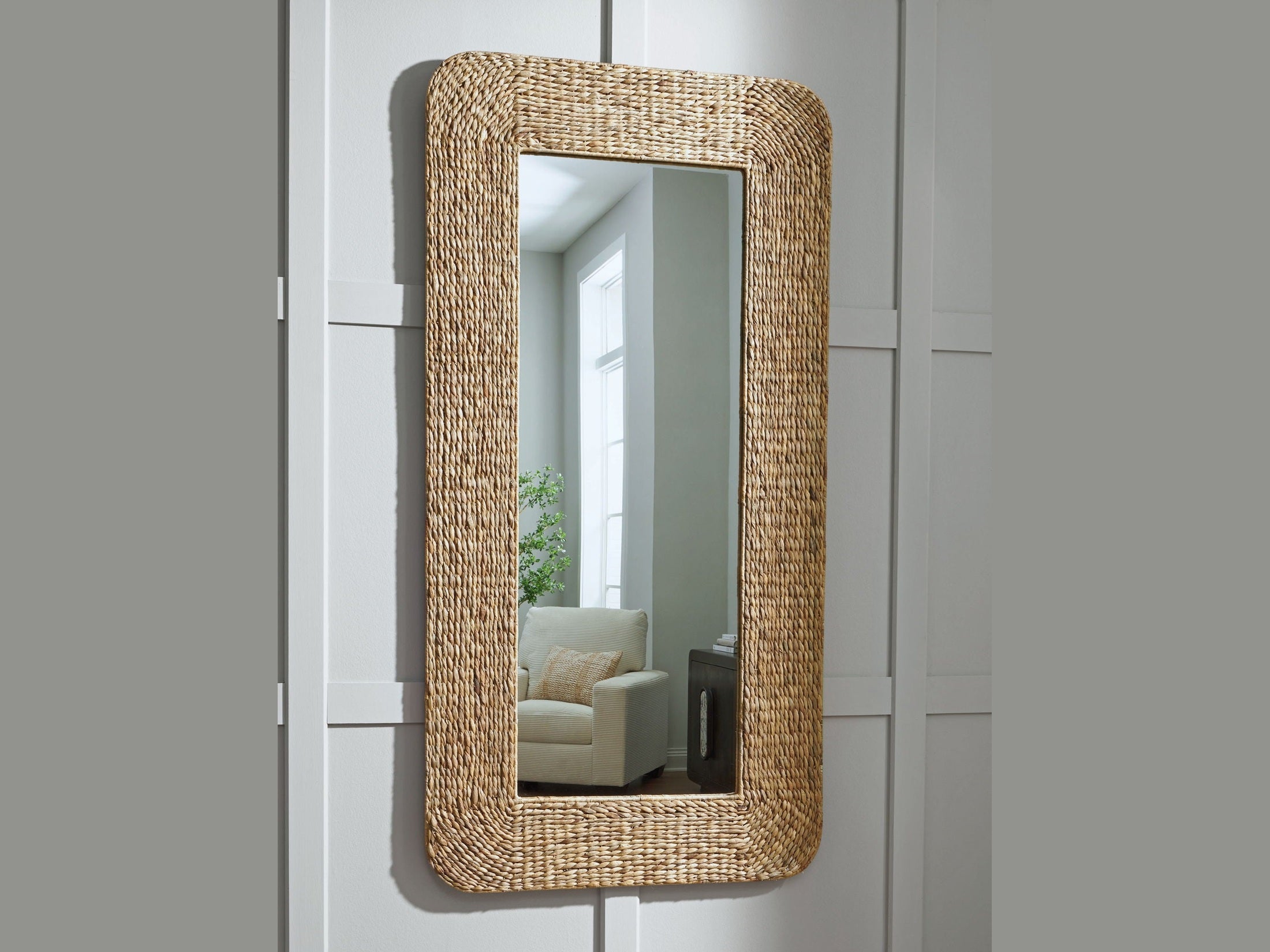 Norigan - Floor Mirror - Natural