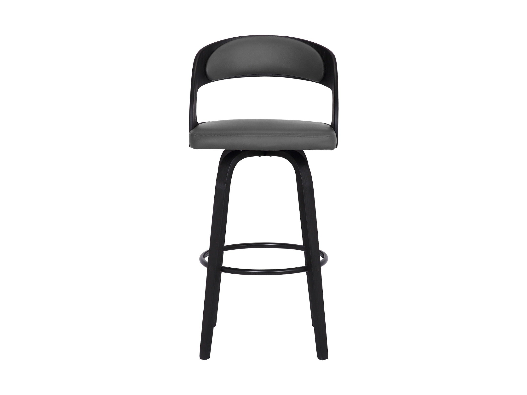 Shelly - 30" Bar Height Swivel Bar Stool With Black Frame