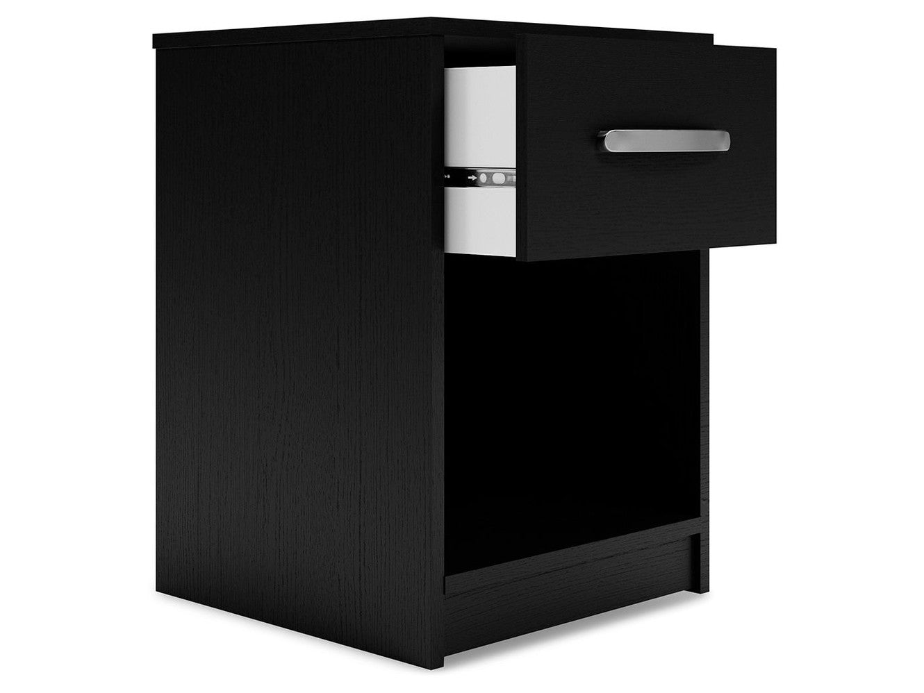 Finch - One Drawer Night Stand - 23" Height - Black