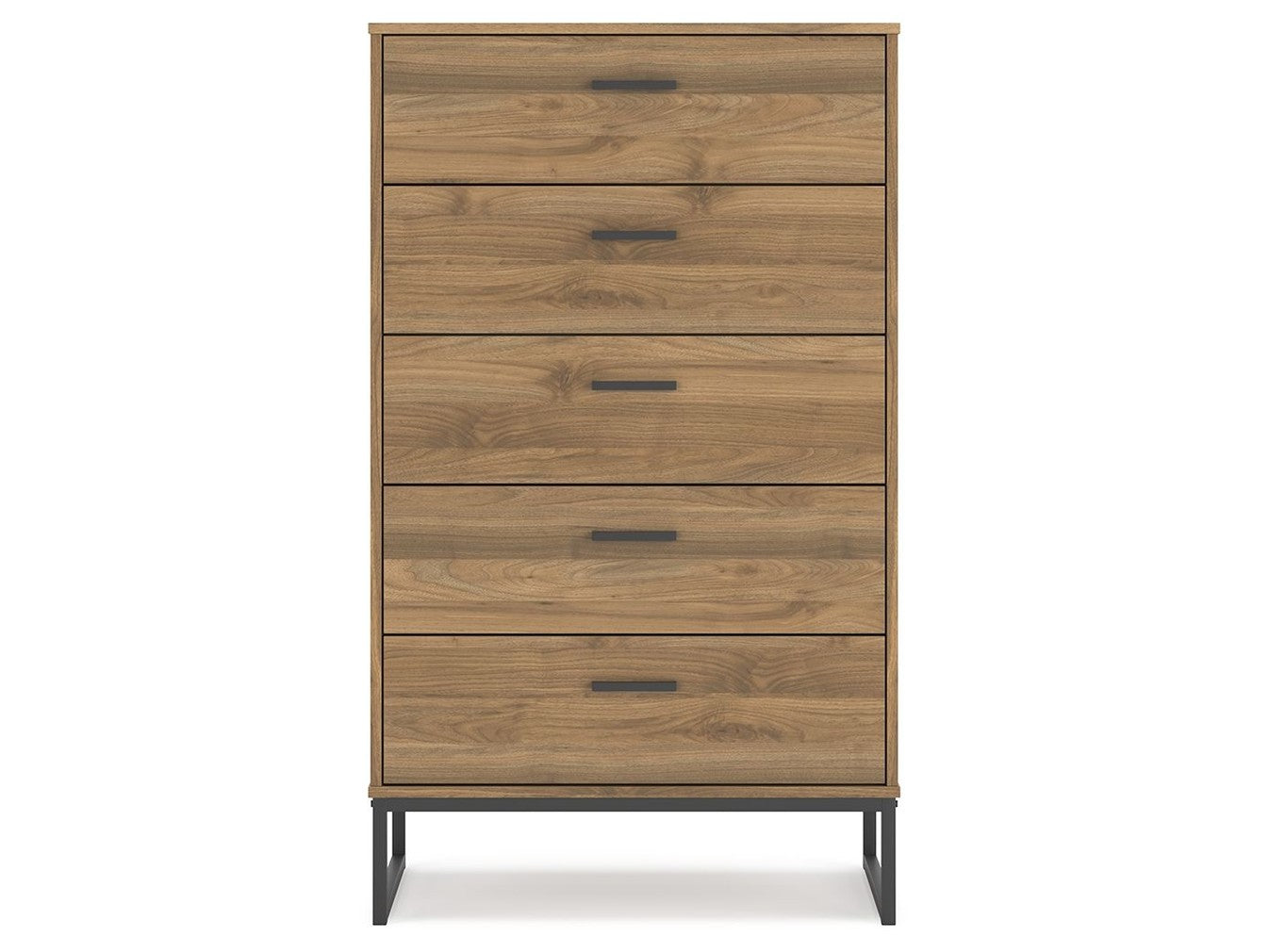 Deanlow - Five Drawer Chest - Honey
