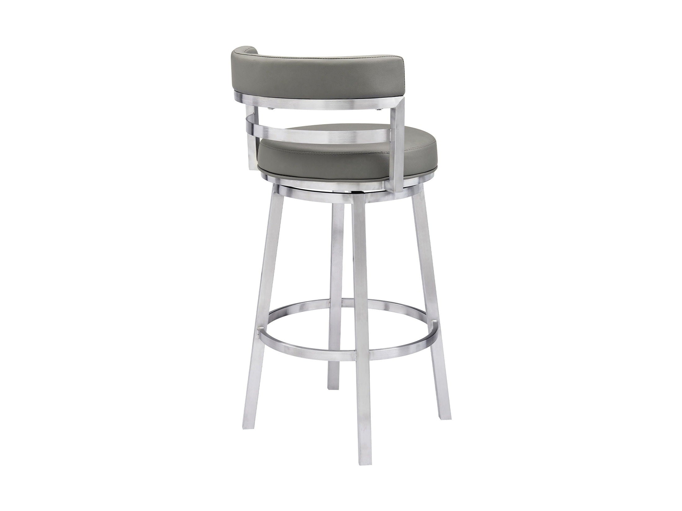 Madrid - Swivel Stainless Steel Bar Stool
